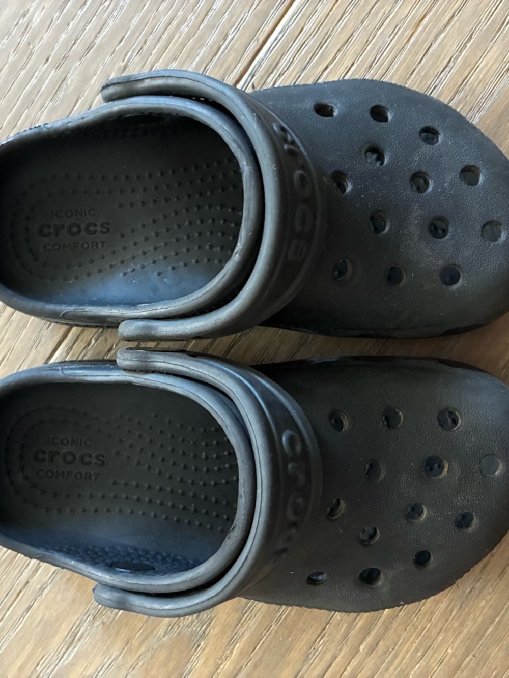 CROCS Kids Classic Clog - Black Size 9 Toddler - Picture 5 of 7